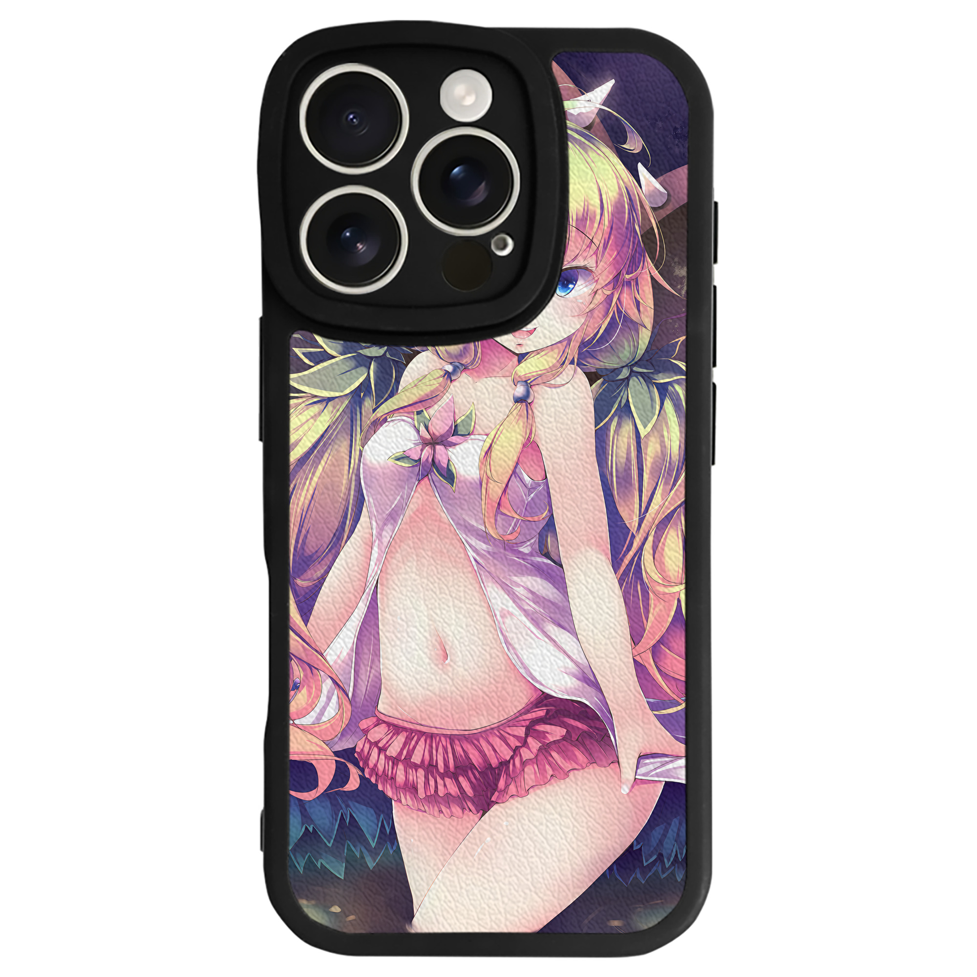（画像用） 遊☆戯☆王 Yu-Gi-Oh! 【iPhone 16シリーズ対応】シリコンスマホケース（レザー調） 材質：シリコン